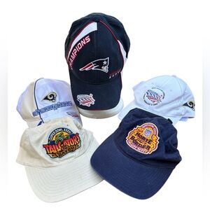 Superbowl NFL Hats Caps Lot 5